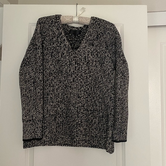 Rag & bone heavy knit black and white sweater - Picture 1 of 6